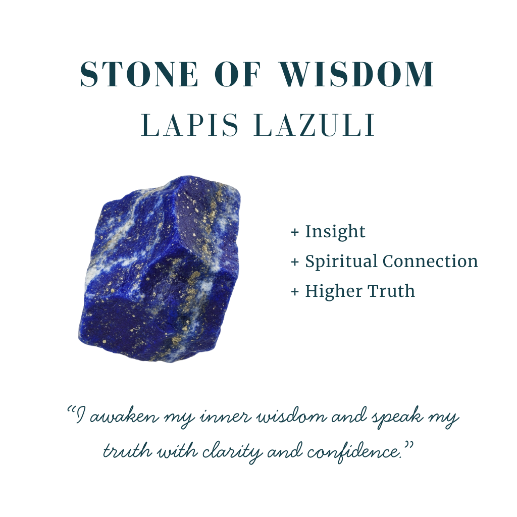 Lapis Lazuli & Gold Solar Wisdom Ring