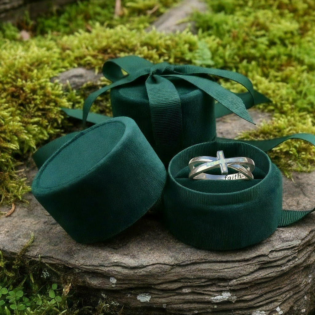 Opal & Silver Ring of Faith