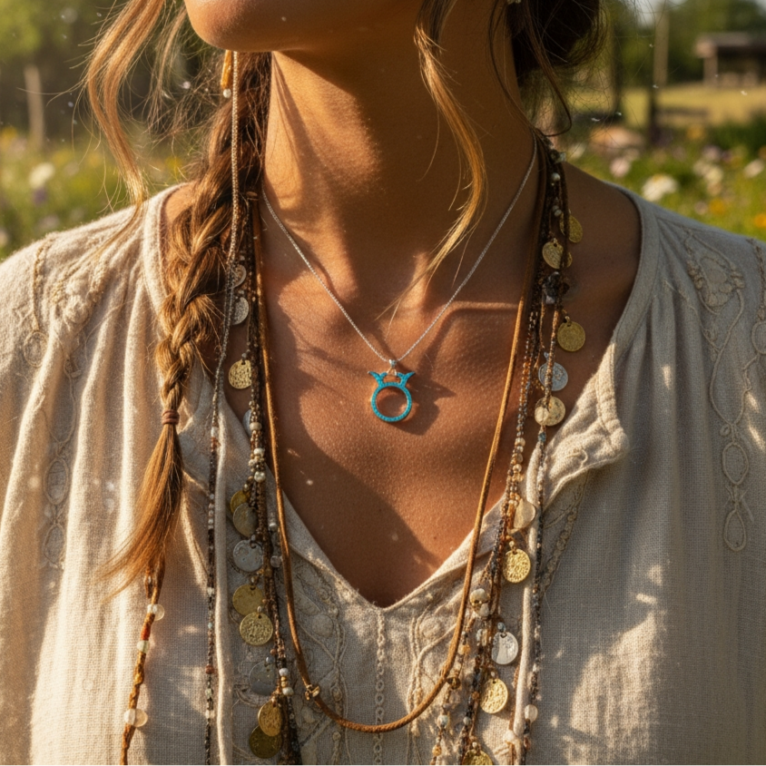 Taurus Opal Necklace  – April 20 to May 20